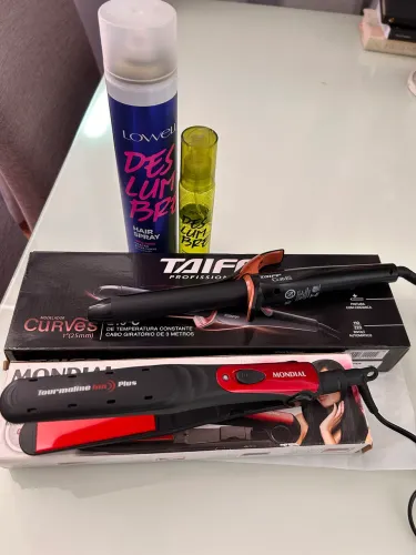 Kit Babyliss + Chapinha + Modeladores Lowell
