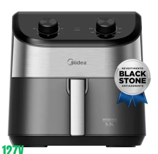 Airfryer Midea 5,5 l nova 