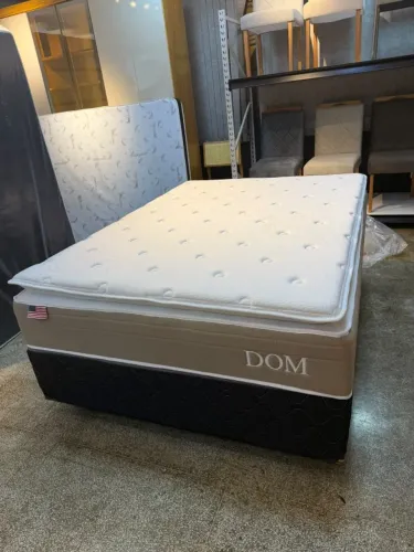 Cama Queen Dom Plumatex Molas Ensacadas Novo Direto da Fabrica