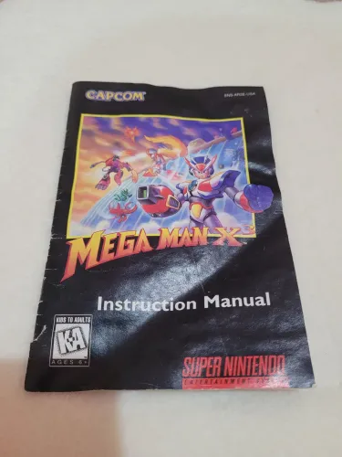 Mega man x3 snes super nintendo 