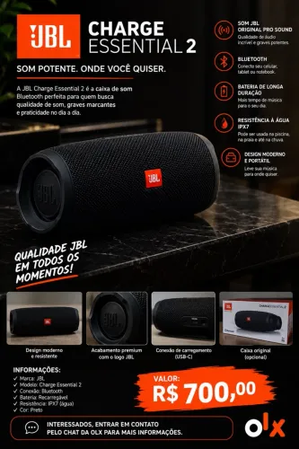 Caixa JBL Charge Essential 2