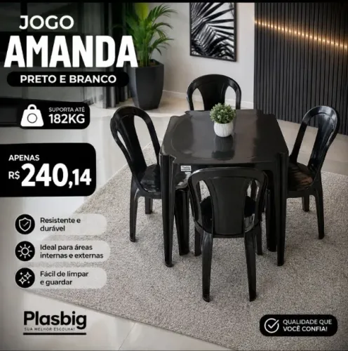 JOGO DE PLASTICO