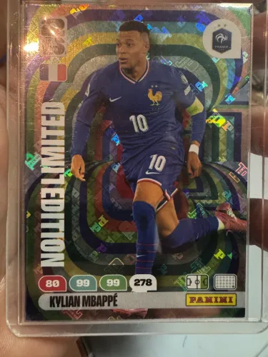 Card adrenalyn XL, Kyllian Mbappe, limited edition