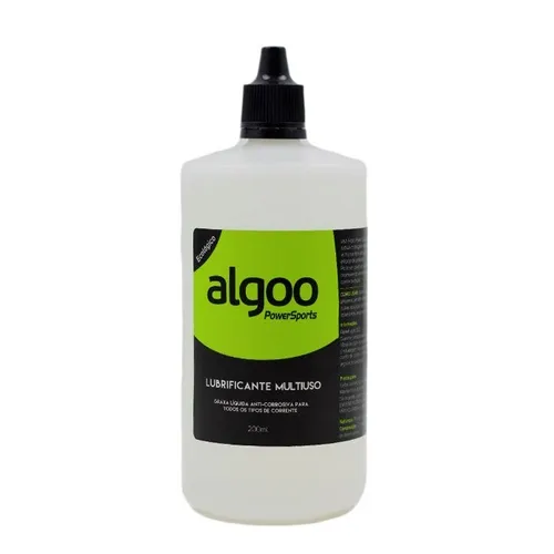 Óleo Lubrificante Multiuso Corrente Bike Algoo Powersports Anti-Corrosivo Eco 200ml 8223