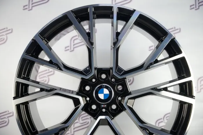 Rodas Bmw X-5 Preto Diamantado 5x120 - 22x9,5 e 22X10,5 aro 22 duas talas