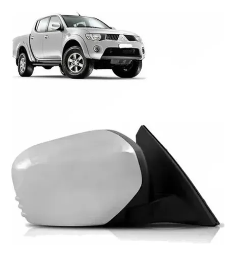 Retrovisor Fixo Cromado Triton L200 2008 2009 A 2014 2015