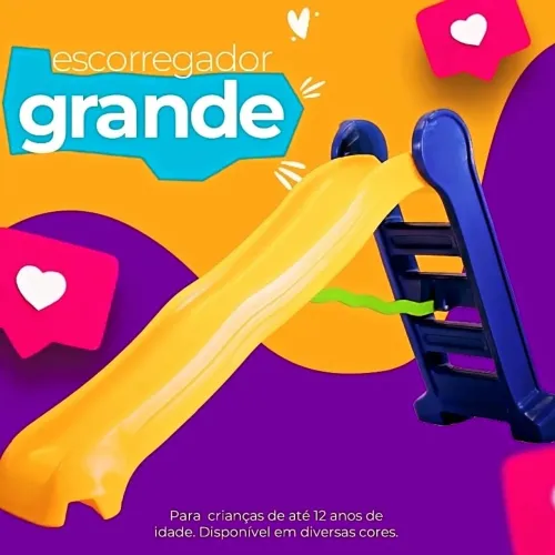 Escorregador Grande para Crianças