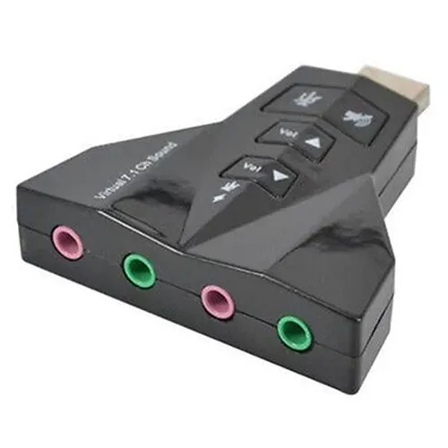  Placa De Som Usb 2.0 Externo 4 Portas 7.1 wpp:43. *