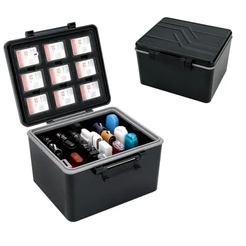 Caixa Organizadora Multifuncional - Flash USB e Cartão de Memória SD e Micro SD