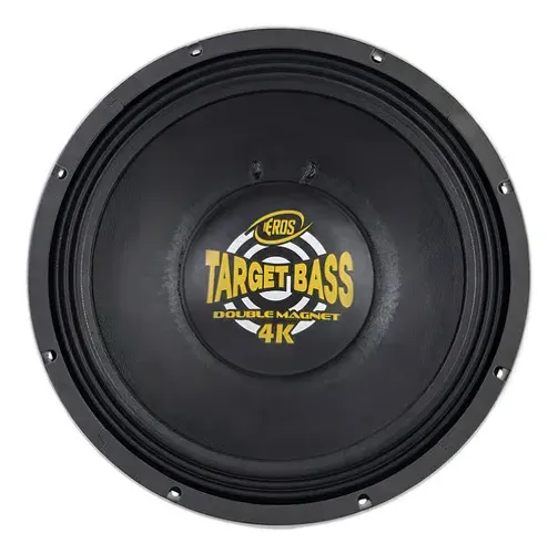 Woofer Eros 2000 Rms Target Bass 4.0 15 Polegadas Target 4k Cor Branco