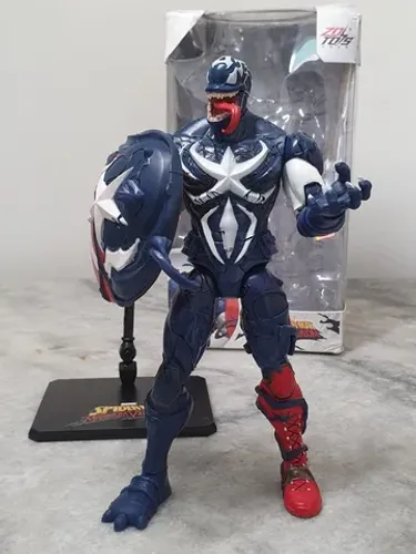Venom capitão América ZDtoys novo original