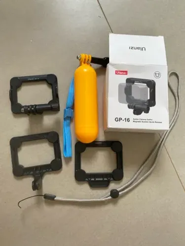 Bastão boia flutuante + Ulanzi Gp-16: Base Magnética - acessórios câmeras de ação 