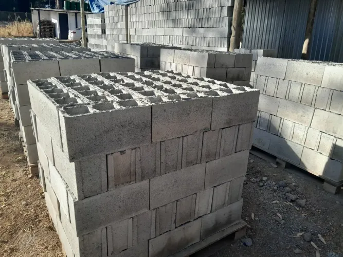 Blocos pré-moldados 