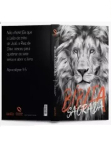 Bíblia Leão Preto e Branco  Nova Almeida Atualizada (NAA)