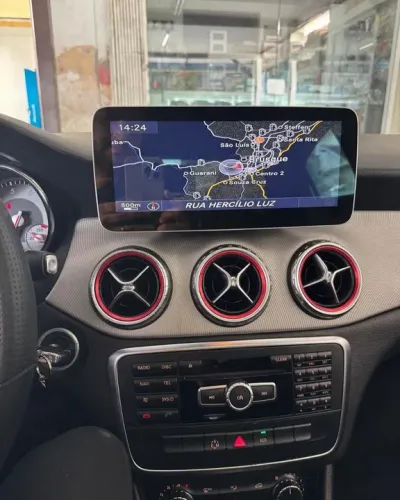 Multimídia 10.25 CLA Mercedes carplay sem fio 
