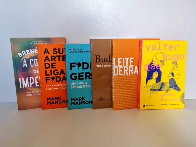 Livros diversos (30 reais cada) / chico buarque, angela davis, mark manson, valter hugo