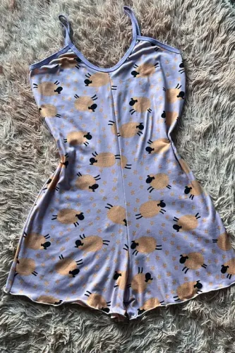 Pijama macaquito en suede