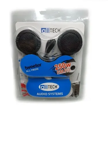 Par De Mini Tweeter Alltech Para Porta / Coluna