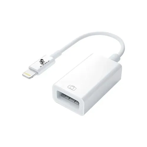 Cabo Adaptador X-Cell Otg Usb Light 8P Branco - CB0500