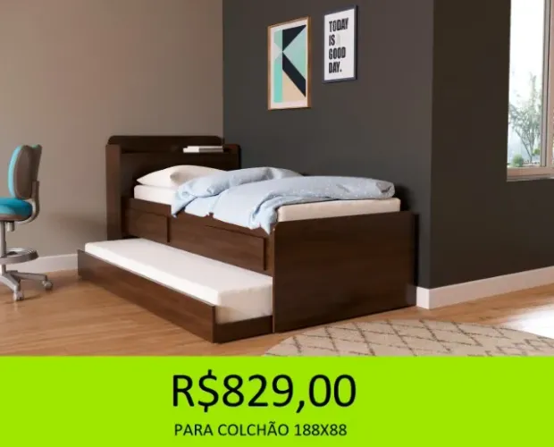 Cama de casal a pronta entrega