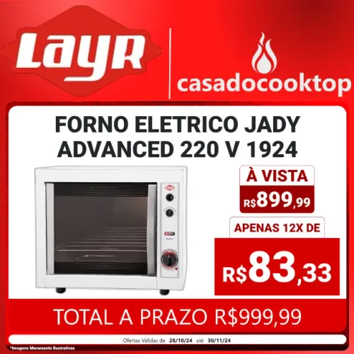 Forno elétrico Jady Advanced 220 V 1924