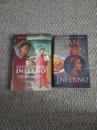 Livros Inferno - Dan Brown e Desvendando Inferno