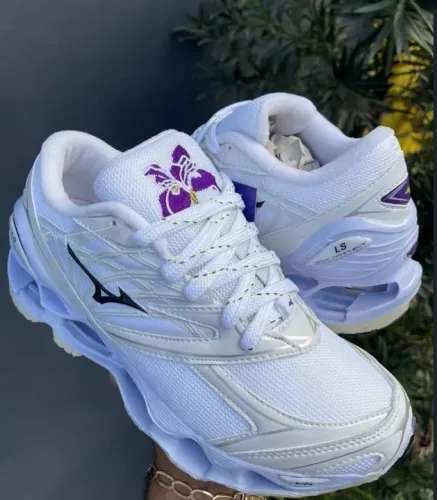 Tênis Mizuno Branco Flor de Lótus 37 ao 43