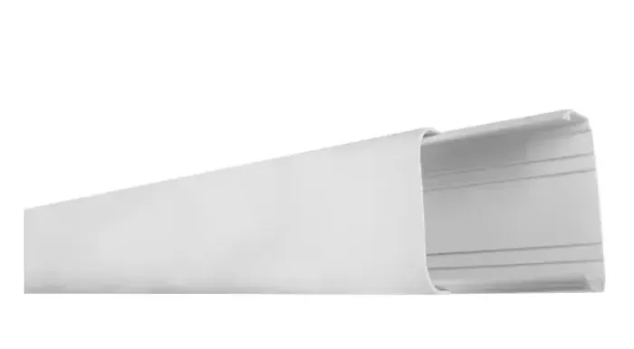Canaleta de Ar Condicionado Branca Split CB80 85 x 70mm Barra 2m Controlbox