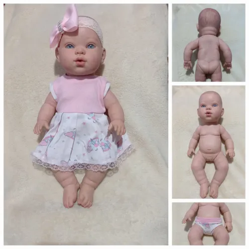 Bebê reborn menina 34cm