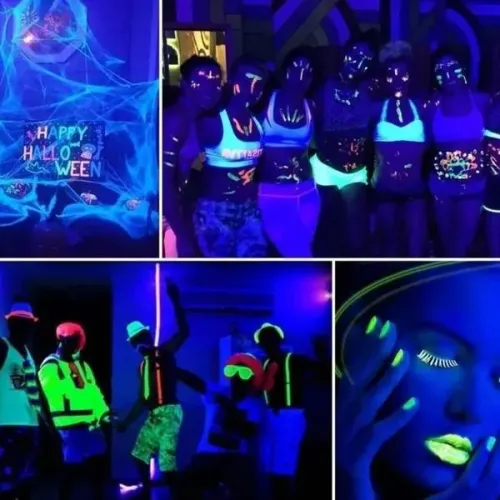 Dj com luz negra!!