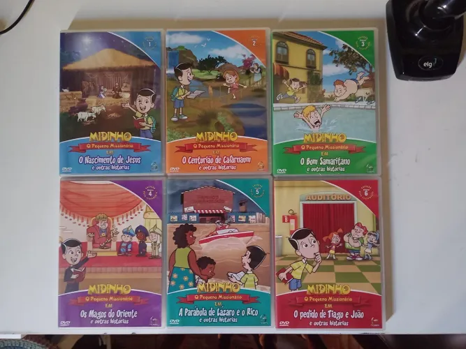 Coleção de DVD's Midinho - O Pequeno Missionário - Novo Testamento 