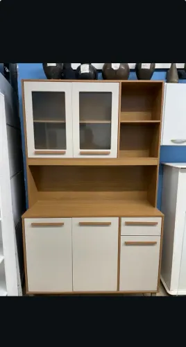 Armário de Cozinha Simples Off White