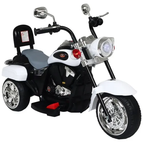 A Moto Elétrica infantil 3 Rodas TR1501 6V cinzada Bel