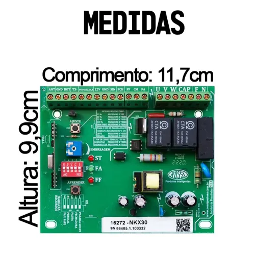 Placa de motor Rossi e Garen
