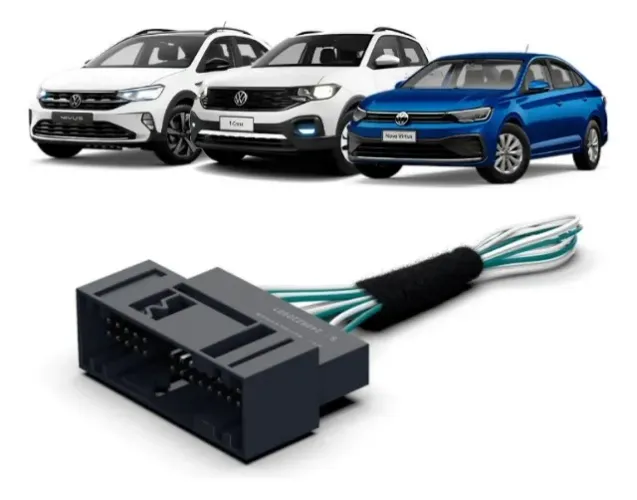 Cabo Adaptador Obd Faaftech FT-OBD-VW p/ usar com Customeasy em Veículos VW