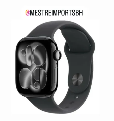 Apple Watch Séries 11 46MM JET BLACK LOJA FÍSICA + NOTA + ENTREGA ATÉ 21 VEZES