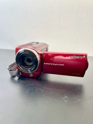 Filmadora Sony DCR-SR68 (Vermelha)