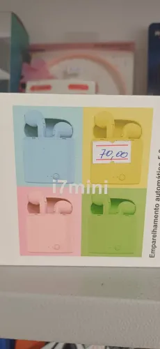 Fone de ouvido i7 Mini - Diversas Cores