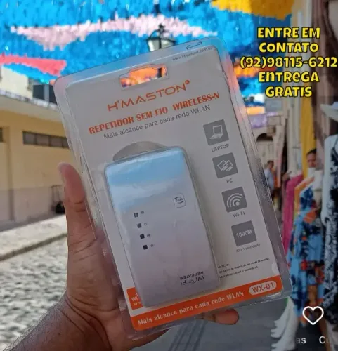 Roteador Repetidor Wireless Sinal Wifi Repeater 300mbps Wlan