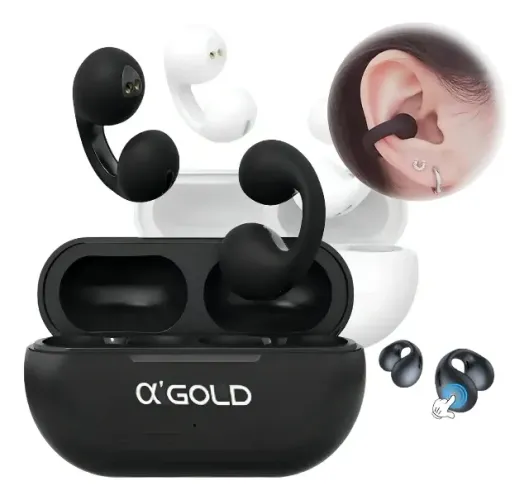 Fone De Ouvido Bluetooth Gold Pro Fn-bt33 Open-ear Sem Fio Preto