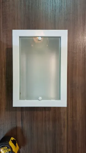Luminária embutir para 1 lâmpada em alumínio 