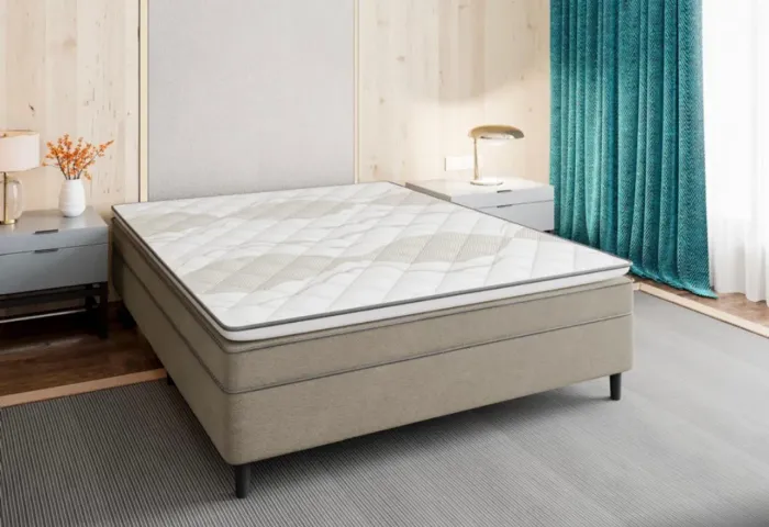 Colchão Casal Molas Ensacadas + Base Box IMPERDÍVEL t43