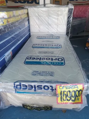 Cama Box Solteirao Ortosleep com Colchão - Oferta!