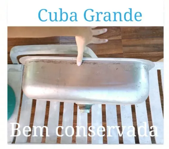 Cuba Inox Retangular para Cozinha - preço de desapego