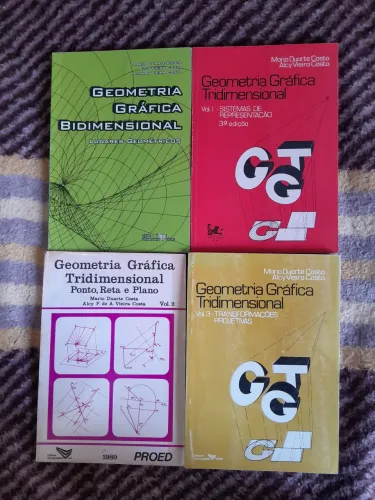 Livros de Geometria Gráfica - Coleção Completa