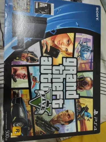 Caixa Luva Vazia Ps4 Edição Gta V