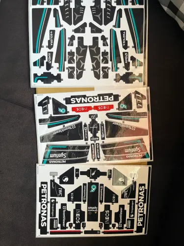 Cartela adesivo original LEGO TECHNIC F1 Mercedes W14