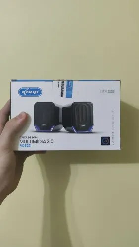  Caixa de Som Knup RO823 - Nova para PC