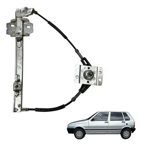 Maquina Vidro Traseira Esquerda Manual Fiat Uno 2003 2013