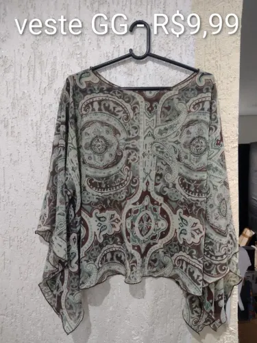 Roupas femininas e valor nas fotos